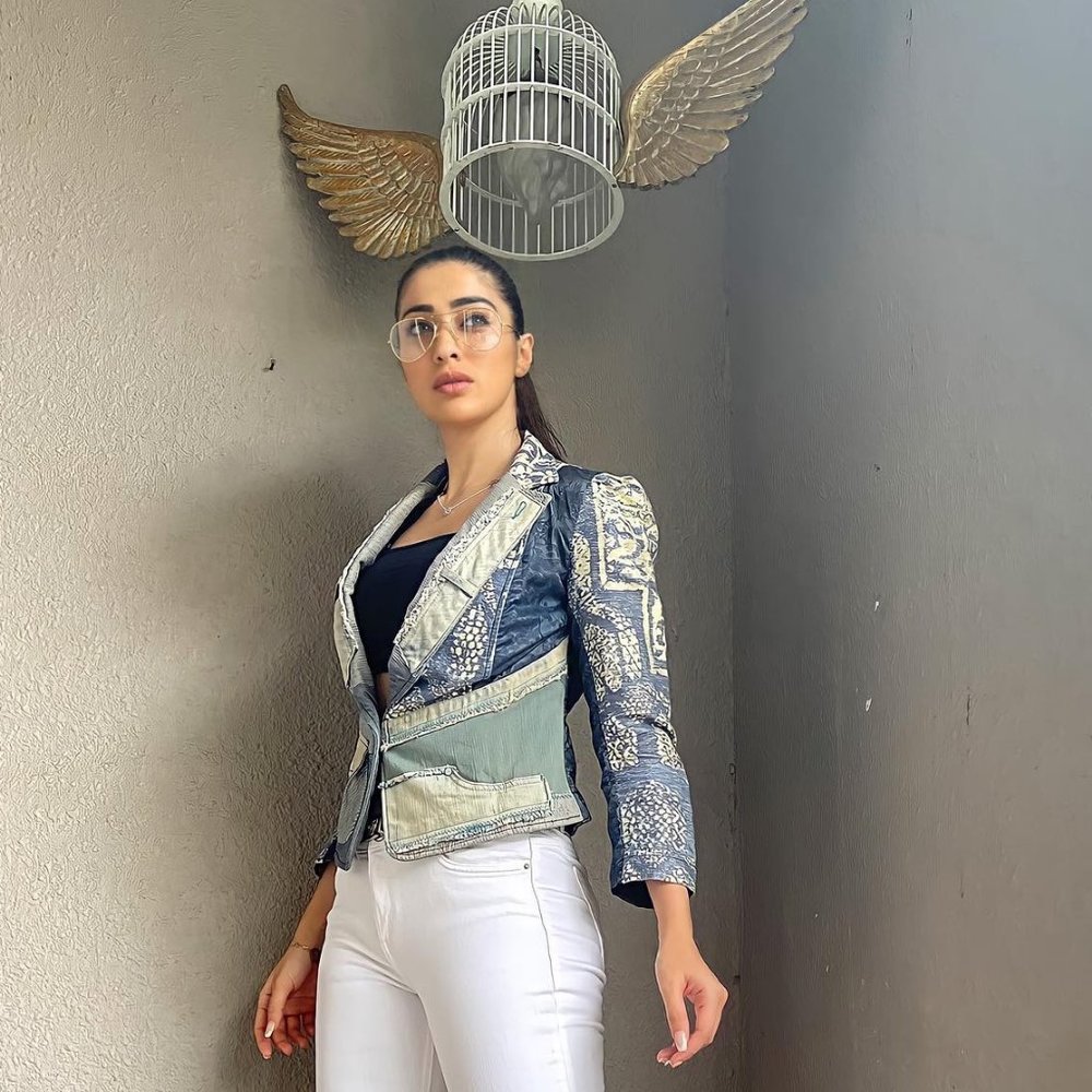 Lacroix + Desigual Denim Blazer Patchwork size 36 Designer